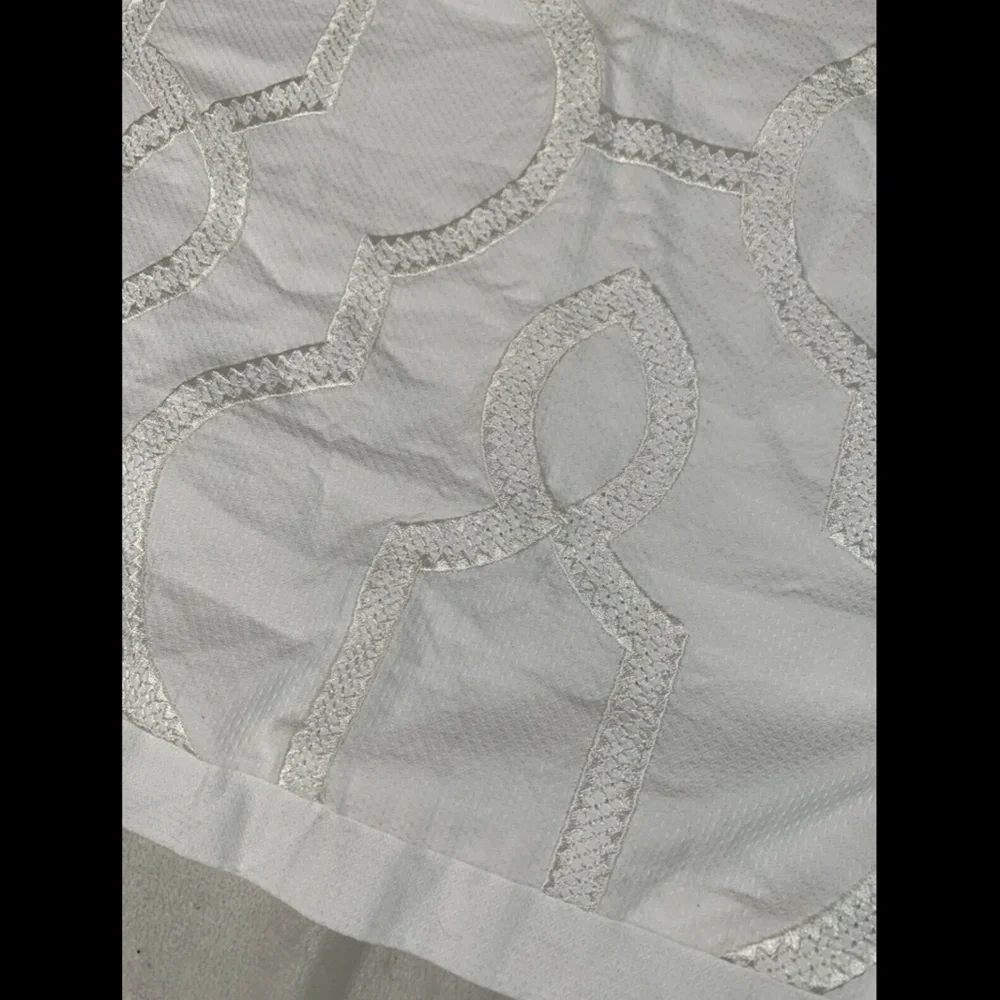 NEW‎ Hotel Collection Inlay Cotton (1) King Sham Pillow